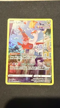 Pokemon TCG Latias GG20/GG70 Crown Zenith: Galarian Gallery Holo Card - Image 1