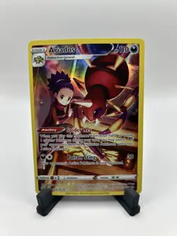 Pokemon Ariados TG09/TG30 Brilliant Stars Trainer Gallery Holo NEAR MINT - Image 1