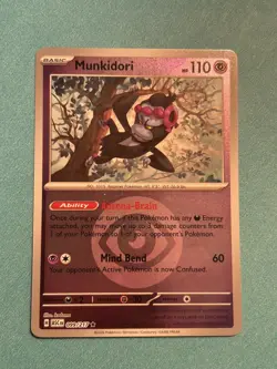Munkidori (Energy Symbol Pattern) 099/217 Reverse Holo Pokemon TCG NM ASC - Image 1