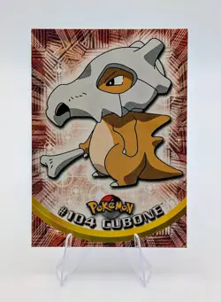 Topps Pokemon Blue Logo Non-Holo: Cubone #104 - NM - Image 1