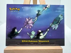 Pokemon Topps TV Animation Series 2 EP16 Pokemon Shipwreck LP-NM - Image 1