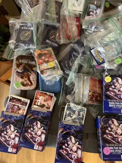 Bandai One Piece & Pokemon Card huge lot every box and tin is filled - Image 5