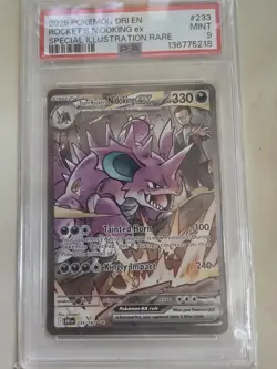 Pokemon Team Rocket's Nidoking ex 233/182 Destined Rivals Special Illustration … - Image 1