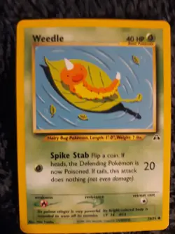 Weedle Neo Discovery Set 70/75 Pokemon Cards - Image 1
