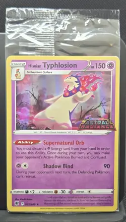 Typhlosion 52 SEALED Astral Radiance Stamped Holo Promo Pokemon 🔥 - Image 1