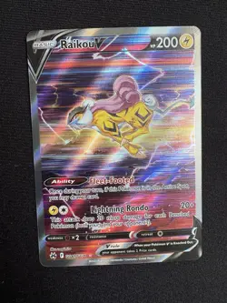 Pokemon Raikou V GG41/GG70 Crown Zenith Ultra Rare Holo - Alt Art- NM/M - Image 1