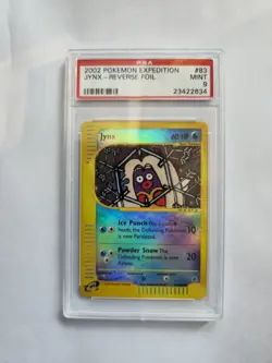 Pokemon TCG Expedition Base Set Jynx #83/165 Reverse Holo PSA 9 MINT English - Image 1