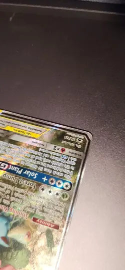 Pokemon TCG Venusaur & Snivy GX TAG TEAM SM229 Black Star Promo Full Art - Image 2