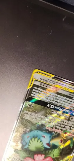 Pokemon TCG Venusaur & Snivy GX TAG TEAM SM229 Black Star Promo Full Art - Image 3