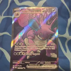 Pokemon TCG Team Rocket's Nidoking ex 216/182 Sv10: Destined Rivals Holo - Image 1