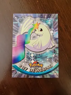 LP! 2000 Topps Pokemon #87 Dewgong TV Animation Series 2 Blue Logo - Image 1