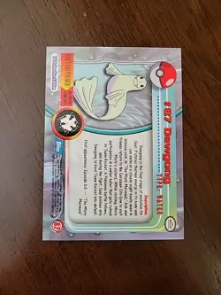 LP! 2000 Topps Pokemon #87 Dewgong TV Animation Series 2 Blue Logo - Image 2