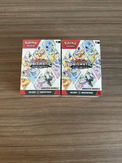 Pokemon - Prismatic Evolutions Sealed Booster Bundle Lot of x2 - FACTORY SEALED - Image 2