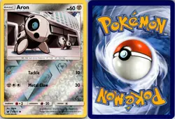 Aron 65/111 C Crimson Invasion Pokemon Reverse Holo NM - Image 3