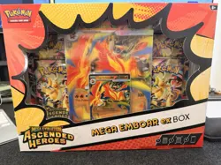 Pokemon TCG: Mega Emboar ex Box – Ascended Heroes Collection - Booster Box - Image 1