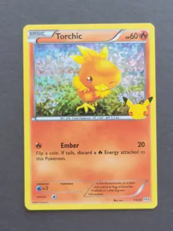 Pokemon TORCHIC 11/25 - McDONALDS 25th ANNIVERSARY PROMO HOLO - (NM+) - Image 1