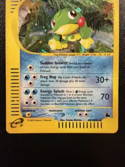 Pokemon TCG Politoed H23/H32 Pokemon Skyridge Rare Holo With Swirl🌀 LP/MP - Image 4