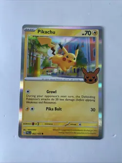 Pokemon TCG Halloween Trick Or Trade 2024 Pikachu #18/91 Cosmos Common - Image 1
