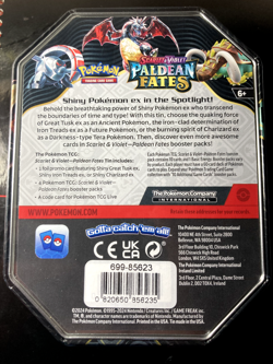 Pokemon TCG: Paldean Fates Tin - Shiny Charizard ex - Brand New Factory Sealed - Image 2