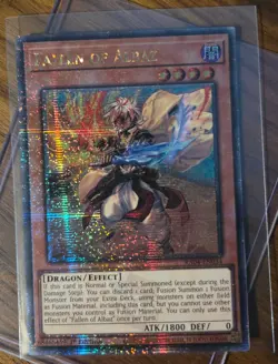 Fallen of Albaz RA04-EN034 Quarter Century Secret Rare Alt Art Yu-Gi-Oh! TCG - Image 1