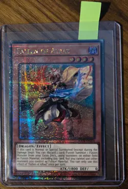 Fallen of Albaz RA04-EN034 Quarter Century Secret Rare Alt Art Yu-Gi-Oh! TCG - Image 3