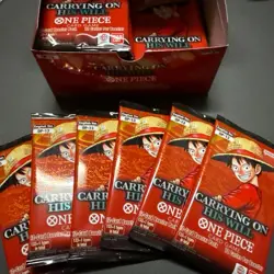 One Piece TCG - Carrying On His Will - OP13 English Booster Pack Lot Of 6 - Image 1