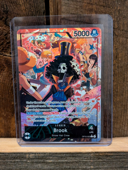 OP15-022 Brook Alt Art Leader Adventure on Kami’s Island One Piece TCG English - Image 1