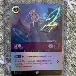 Lorcana Elsa - Snow Queen 210/204 Foil Character - Image 1