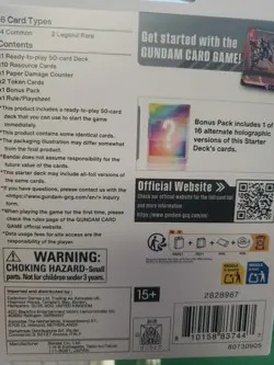 Gundam TCG Card Game Flash of Radiance Starter Deck (ST08) SEALED NEW ENGLISH - Image 2