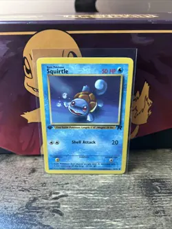 1st Edition Squirtle 68/82 - Team Rocket - Pokemon Card - NM - Image 1