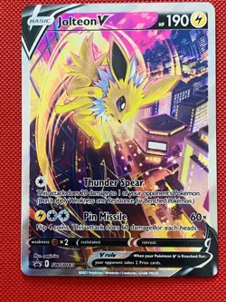 Jolteon V SWSH183 SWSH: Sword & Shield Promo Cards Holo - Image 1
