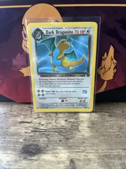 Pokemon Card - Dark Dragonite Team Rocket 1st Edition 22/82 Rare - Image 1