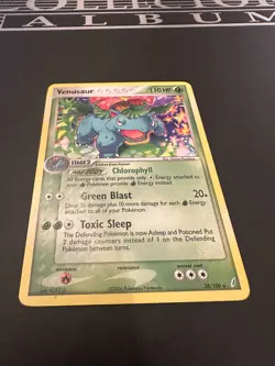 Venusaur Pokemon Card 28/100 Crystal Guardians MP - Image 2