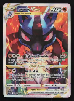 Lucario VSTAR SWSH291 Holo Promo Sword & Shield Promo Pokemon Card - Image 1