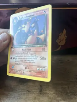 Pokemon Dark Charizard 21/82 Team Rocket Non-Holo Rare card LP-/MP+ 1st EDITION - Image 4