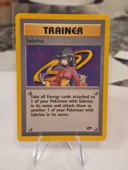 Sabrina 110/132 - 1st Edition Pokemon Card - Lightly Played - Image 1