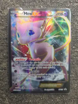 Pokemon Mew EX XY126 Full Art Black Star Ultra Rare Promo Card NM/M Holo - Image 3