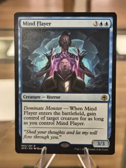 MTG Mind Flayer Adventures in the Forgotten Realms Regular Rare NM Free Ship! - Image 1