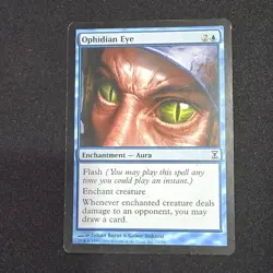 Wizards of the Coast Ophidian Eye Time Spiral Enchantment Aura Blue Common 70 - Image 1
