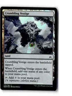 Crumbling Vestige 170 Common Oath of the Gatewatch Magic: The Gathering Foil LP - Image 1