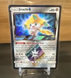 Pokemon SM - Celestial Storm Prism Rare Jirachi Prism Star #97/168 NM - Image 1