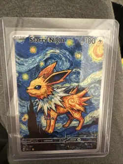 Jolteon Starry Night - Pokemon Fan Art - Image 1