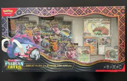 Pokemon TCG Paldean Fates Great Tusk & Iron Treads ex Premium Collection Sealed - Image 1