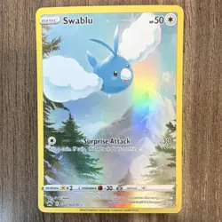Pokemon Swablu GG27/GG70 Crown Zenith Galarian Gallery Ultra Rare Full Art Holo… - Image 1