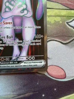 Team Rockets Mewtwo EX 213/182 Ultra Rare Destined Rivals Pokemon TCG NM - Image 4