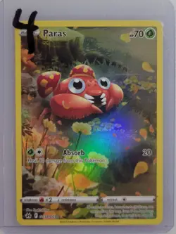 Paras GG32/GG70 Pokemon Crown Zenith: Galarian Gallery Holo NM (4 of 4) - Image 3