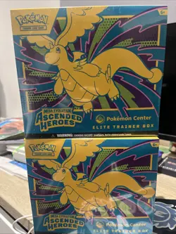 Pokemon TCG: Mega Evolution-Ascended Heroes Pokemon Center Elite Trainer Box X2 - Image 1