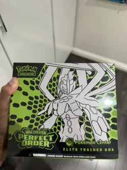 Pokemon TCG Mega Evolution Perfect Order Pokemon Center Elite Trainer Box ETB - Image 1