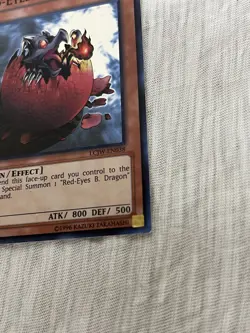 Yugioh Red-Eyes 4 Card Lot Baby Dragon LDS1 Red Eyes B. Chick Alternative Ect… - Image 5