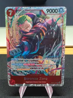 One Piece TCG Roronoa Zoro EB04-007 SR Adventure on Kami's Island Foil English - Image 1